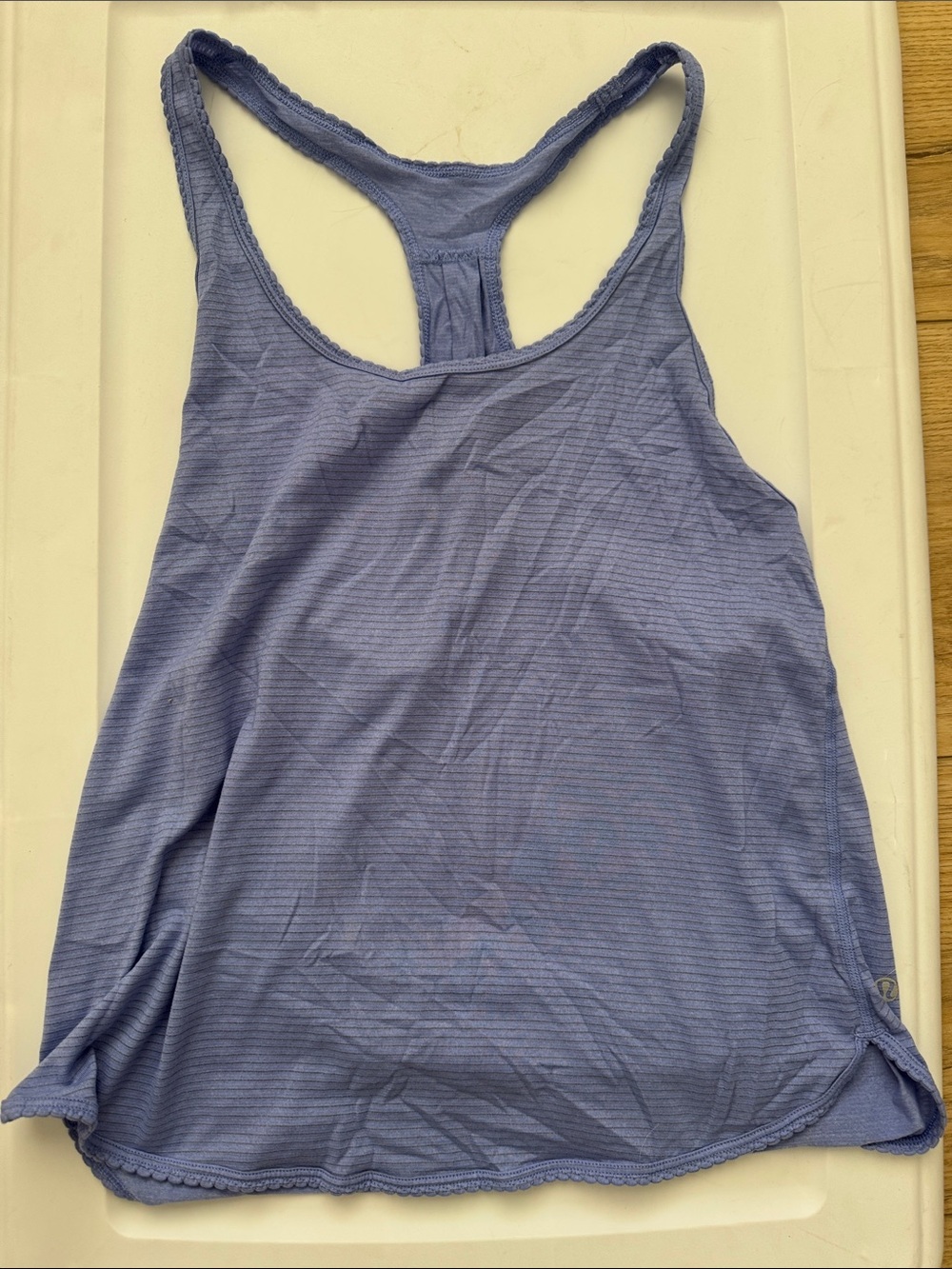 lululemon athletica Lavender Blue Racerback Tank Top